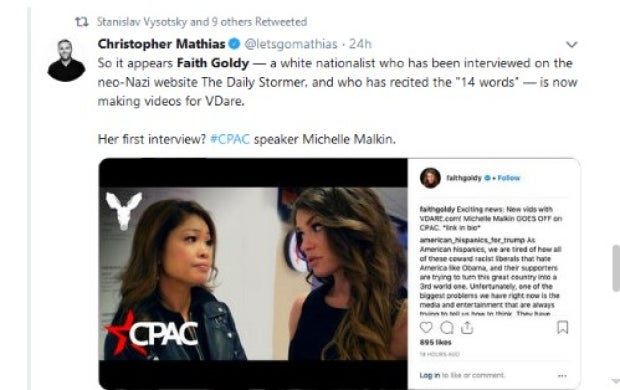 faith goldy + michelle malkin cpac 2019