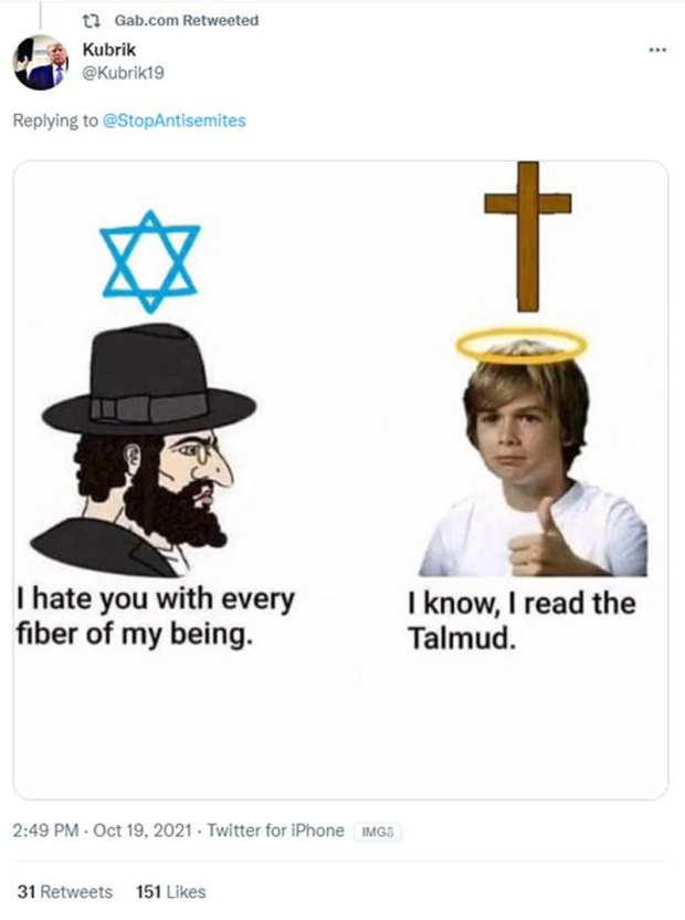 Gab's extremism
