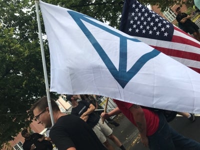 Identity Evropa flag