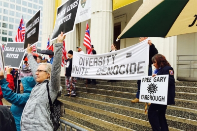 Diversity Equals White Genocide Rally