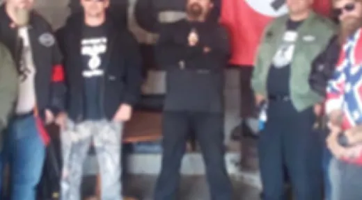 Ohio Neo-Nazi Slatzer Burnside Garage